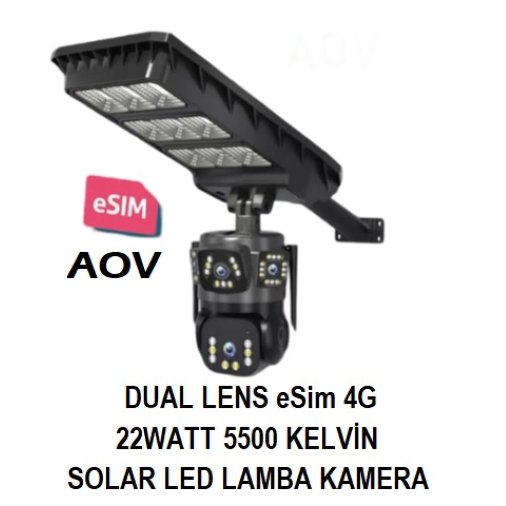 Solar Led Lamba 4G Kamera Aov Sürekli Kayıt ICX-407