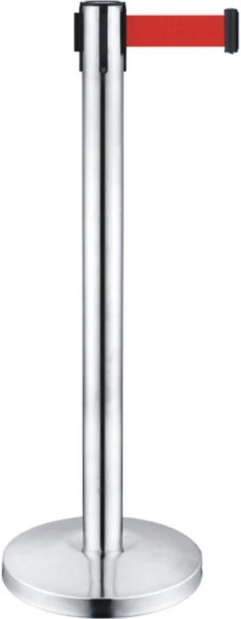 Kale Kırmızı Şeritli Bariyer 215 Cm Krom (yükseklik 95cm)